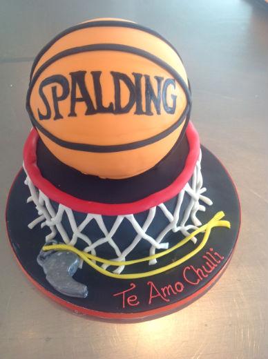basket ball cake 